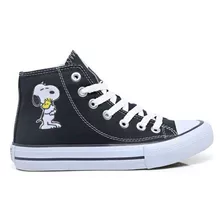 Tenis Feminino Snoopy Casual Tradicional Super Lançamento 