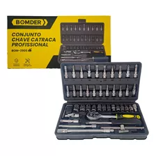 Kit Chave Catraca 46 Peças Profissional Bomder Envio Já + Nf