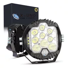 X-uno Car Lights 5'' Jeep Faros 50w Auxiliar Niebla - 1/pzs