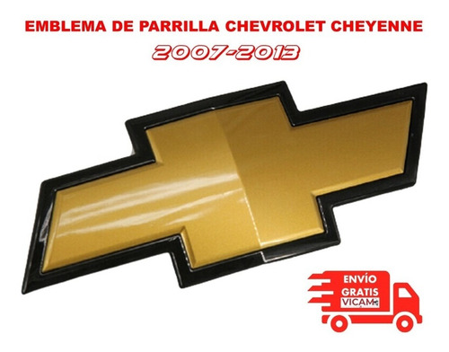 Emblema/parrilla Chevrolet Silverado Cheyenne 2007-2013 Foto 3