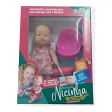 Boneca Bonequinha Nicinha Peniquinho Bebê Infantil Meninas