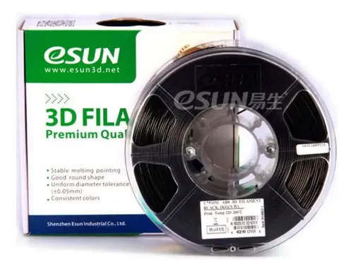Filamentos Abs Esun 1Kg 1.75Mm Negro | Filamentos