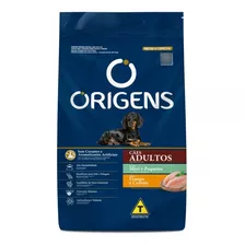 Ração Origens Frango Cereais Cães Adultos Mini Pequeno 10kg