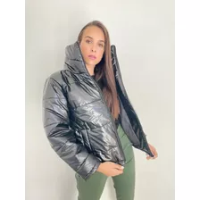 Campera Abrigo Mujer Puffer Impermeable Corta Inflable