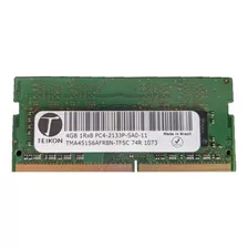 Memoria Note 4gb 2133 1rx8 Pc4-2133-sa0-11 Teikon Sodimm