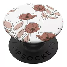 Popsockets Intercambiable Minimal Poppy Flower Boho Floral