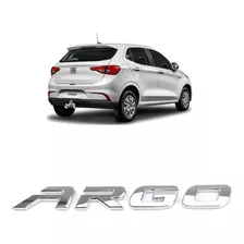 Emblema Letreiro Argo 2017 2018 2019 Cromado