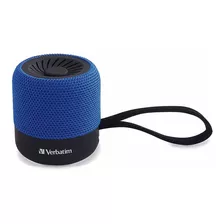 Parlante Verbatim Mini Bluetooth Portátil Con Bluetooth Azul