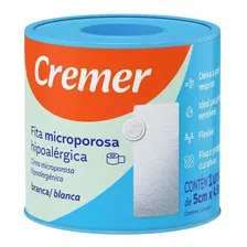 12 Fitas Microporosa Branca Cremer 5cmx4,5m - Hipoalergica