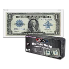 Mica Individual Semi Rigida Para Billete Grande Marca B C W