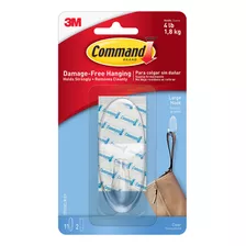 3m Command Gancho Transparente, Grande (modelo 17093clr)