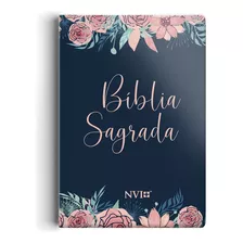 Bíblia Nvi Grande Novo Testamento - 2 Cores Capa Especial Rosas, De Sbi. Geo-gráfica E Editora Ltda, Capa Dura Em Português, 2020