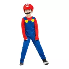 Disfraz Super Mario Niño Regalo Halloween Navidad Cumpleaños