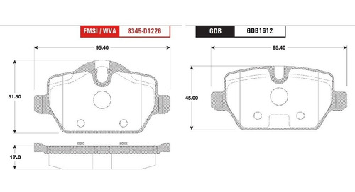 Balata Trasera Bmw 120i 2005 - 2011 Foto 2