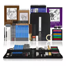 U.s. Art Supply - Juego De 54 Piezas De Dibujo Y Boceto Con.