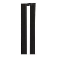 Puxador Duplo Aço Inox Caua 50x20 1520mm Preto