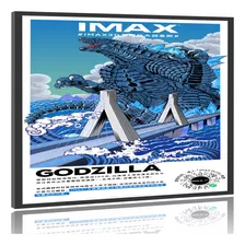 Quadro Pôster Filme Godzilla Vs Kong M5 60x90