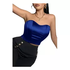 Shein Blusa Corset Crop Top