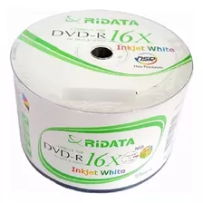 Dvd-r Ridata Printiable 16x C/50 Unid 