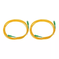 2 Cables De Conexión De Fibra Óptica De 3 Metros Monomodo Y