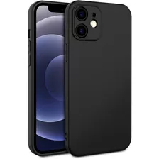 Funda Para iPhone 12, Negro Mate/resistente/delgada