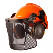 Kit Eco Florestal: Capacete- Abafador- Malha E Suporte Libus