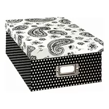 Pioneer Photo Albums B-1bw Photo Storage Box, Paisley