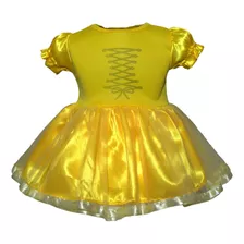 Vestido Infantil Bella E A Fera Mesversário