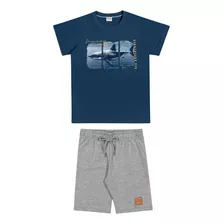 Conjunto Infantil Menino Juvenil Algodão Masculino Original