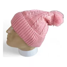 Touca De Lã Com Pompom Feminina Frio Forrada Envio 24h