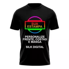 Camiseta Dry Fit Personalizada Esportes Logo Imagens Frases