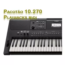 10.270 Playbacks Midis P/ Teclado Yamaha - Produção Musical