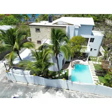 Villa En Playa Caribe Juan Dolio Amuebldo En Proyecto Con Playa Proyecto Cerrado 