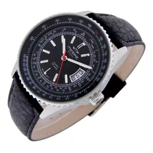 Reloj Montreal Hombre Ml1449 Caja Acero Calend Agujas Lumin