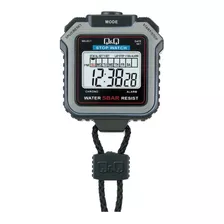 Cronómetro Digital Deportivo Q&q Hs43 Gris/negro