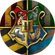 Painel Redondo Harry Potter Sublimado Festa 1,50 X 1,50 #1