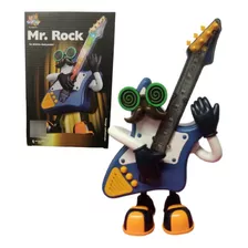 Brinquedo Boneco Roqueiro Mr Rock Guitarrista Music + Brinde