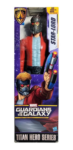 Boneco Star Lord Titan Hero 30cm Figura Guardiões Da Galáxia