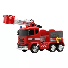 Carro Eléctrico Bomberos Niños De 12 V Con Control