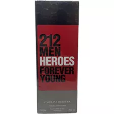 Perfume Carolina Herrera 212 Heroes Collection Edition Edt 90ml - Selo Adipec Original Lacrado