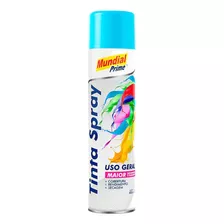 Tinta Spray Azul Claro Brilhante 400ml Mundial Prime