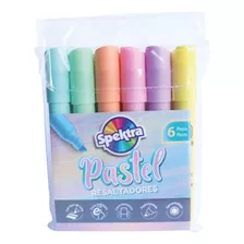 Marcadores Pastel Spektra Caja X 6