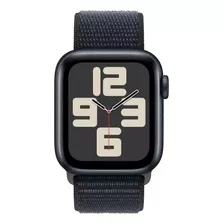 Apple Watch Se Gps (2da Gen) Caixa Meia-noite De Alumínio 44 Mm Pulseira Loop Esportiva Meia-noite