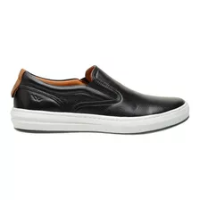 Sapatênis Masculino - Couro Legítimo Floater -slip On Grife