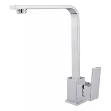 Torneira Cozinha Monocomando Misturador Quadrada Slim Luxo