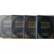 Rambam 4 Volumes - Maimônides - Sefer Mishné Torá: Judaico, De Lubavitch. Editora Editora Lubavitch, Capa Dura Em Português, 2020