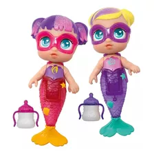 Muñeca Mini Super Cute Mermaid Cuties Sirenas Bebes