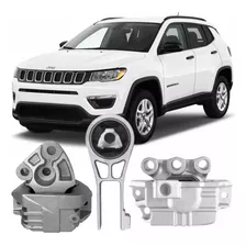 Kit 3 Coxim Motor + Cambio Jeep Compass 4x2 2.0 Flex 16v 