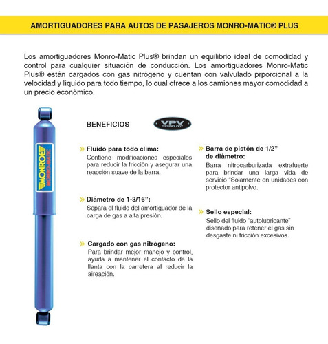 4 Amortiguadores Monro-matic Monro-matic Frontier 98 A 02 Foto 7