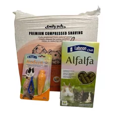 Alfalfa, Alimento Extrusado P/ Hamsters + Viruta + Rodent 